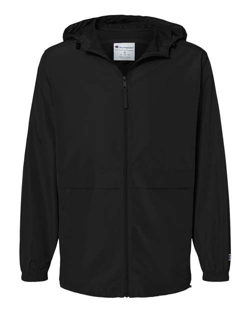 Full-Zip Anorak Jacket - Front - B63184503 - Black