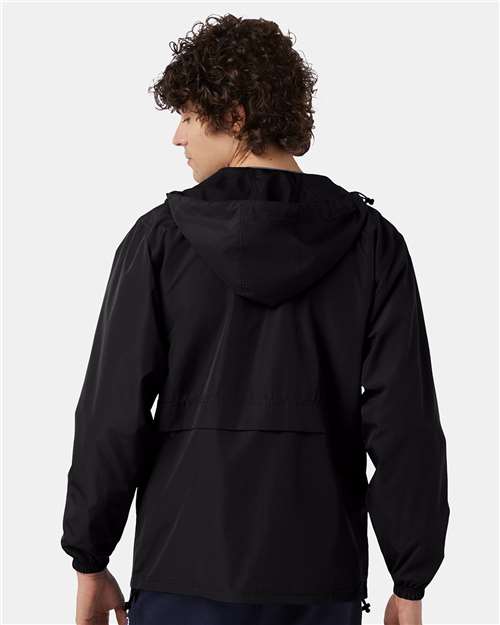 Full-Zip Anorak Jacket - OnModelBack - B63184503 - Black