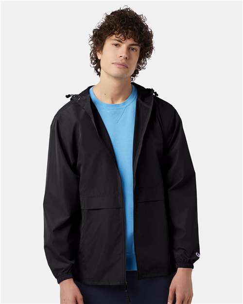 Full-Zip Anorak Jacket - OnModelFront - B63184503 - Black