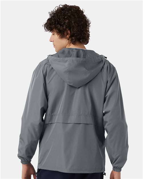 Full-Zip Anorak Jacket - OnModelBack - B63184583 - Graphite