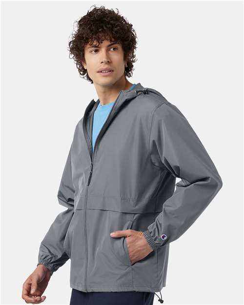 Full-Zip Anorak Jacket - OnModelSide - B63184583 - Graphite