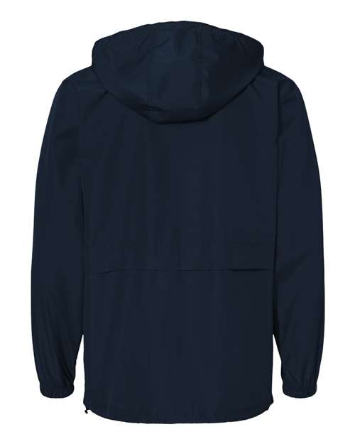Full-Zip Anorak Jacket - Back - B63184653 - Navy