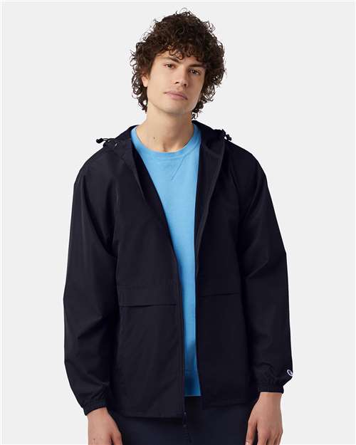 Full-Zip Anorak Jacket - OnModelFront - B63184653 - Navy