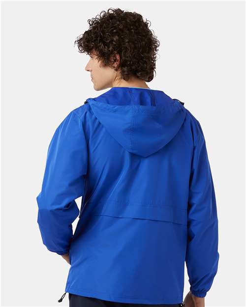 Full-Zip Anorak Jacket - OnModelBack - B63184753 - Royal Blue