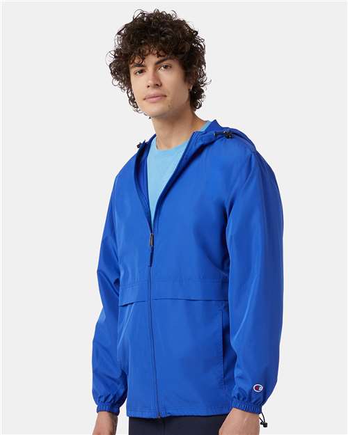 Full-Zip Anorak Jacket - OnModelSide - B63184753 - Royal Blue