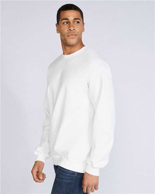 Softstyle® Midweight Crewneck Sweatshirt - OnModelSide - B24060003 - White