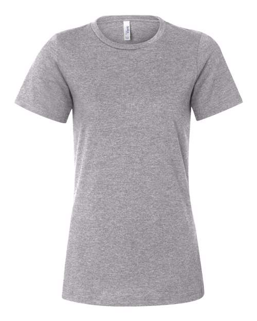 Women’s Relaxed Fit Heather CVC Tee - Front - B20506583 - Athletic Heather