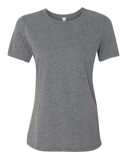 Women’s Relaxed Fit Heather CVC Tee - Front - B20506073 - Deep Heather