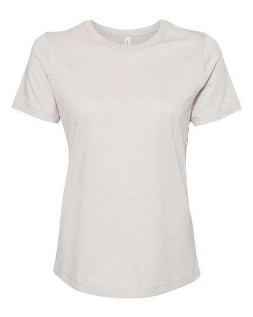 Women’s Relaxed Fit Heather CVC Tee - Front - B20506353 - Heather Cool Grey