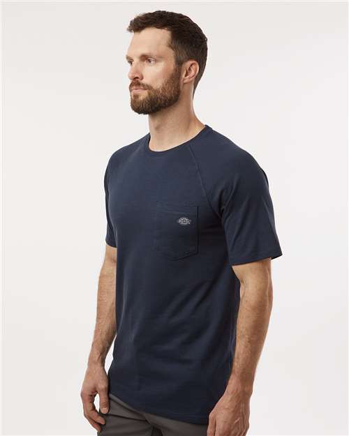 Performance Cooling T-Shirt - OnModelSide - B63030863 - Dark Navy