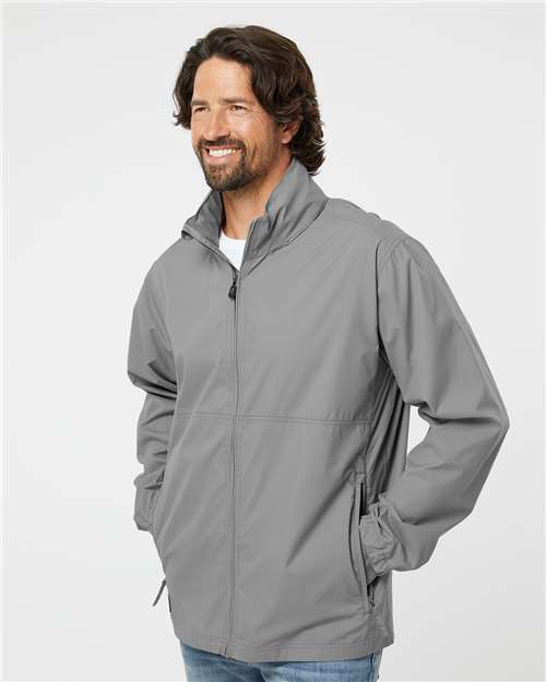 River Packable Jacket - OnModelSide - B02667093 - Grey