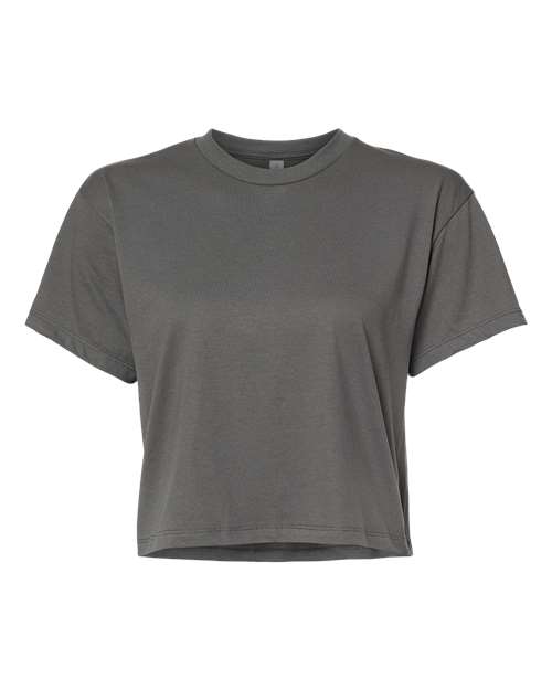 Women's Ideal Crop Top - Front - B02718092 - Dark Grey