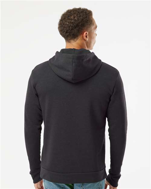 Malibu Hoodie - OnModelBack - B03018512 - Heather Black