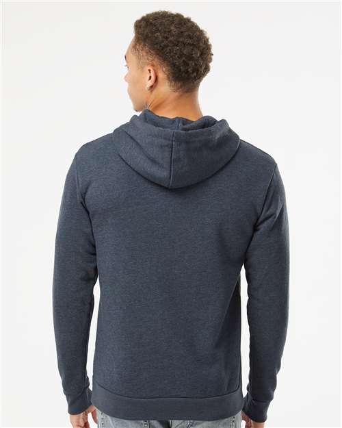 Malibu Hoodie - OnModelBack - B03018652 - Heather Midnight Navy