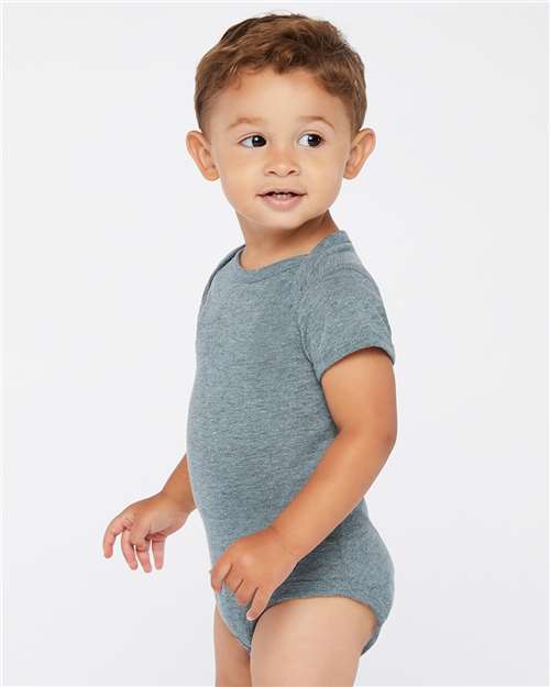 Infant Fine Jersey Bodysuit - OnModelSide - B33438952 - Ice Blackout