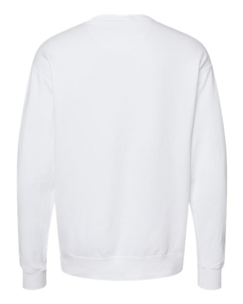 Garment-Dyed Crewneck Sweatshirt - Back - B35700013 - White