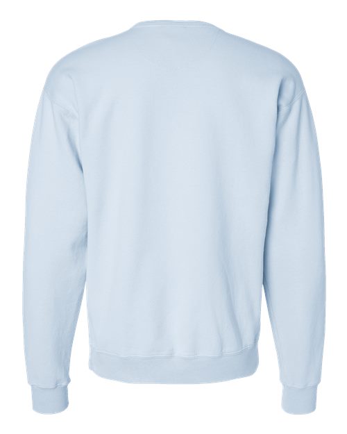 Garment-Dyed Crewneck Sweatshirt - Back - B35700263 - Soothing Blue