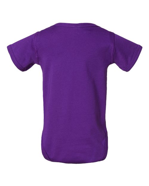 Infant Fine Jersey Bodysuit - Back - B33438891 - Pro Purple