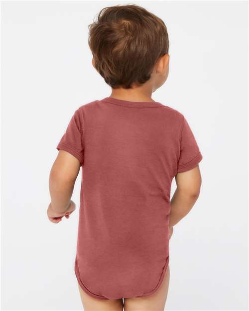 Infant Fine Jersey Bodysuit - OnModelBack - B33438871 - Rouge