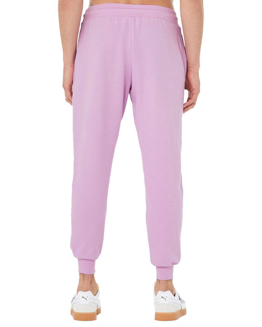 Unisex Sponge Fleece Jogger Sweatpants - OnModelBack - B36806672 - Lilac