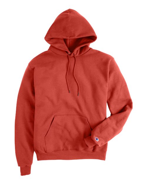 Powerblend® Hooded Sweatshirt - Front - B22884173 - Red River Clay