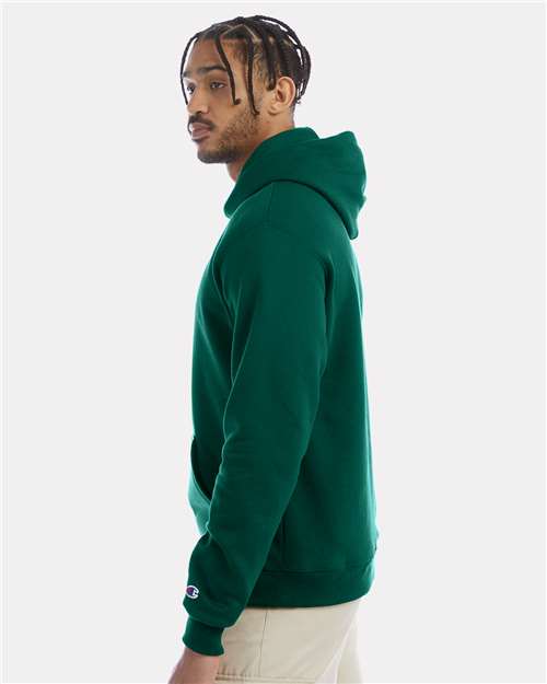 Powerblend® Hooded Sweatshirt - OnModelSide - B22884233 - Emerald Green