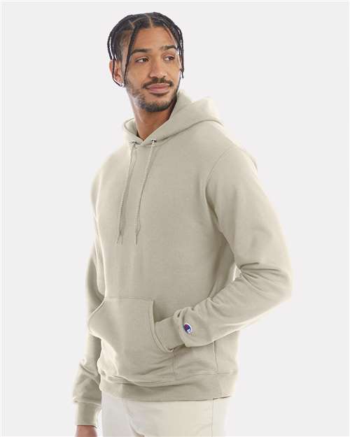 Powerblend® Hooded Sweatshirt - OnModelSide - B22884733 - Sand