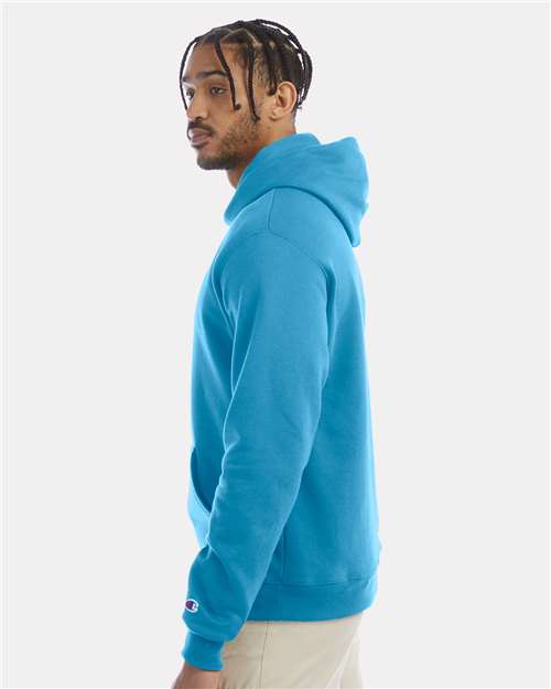 Powerblend® Hooded Sweatshirt - OnModelSide - B22884263 - Blue Lagoon