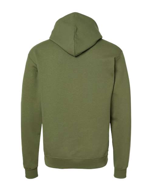 Powerblend® Hooded Sweatshirt - Back - B22884683 - Fresh Olive