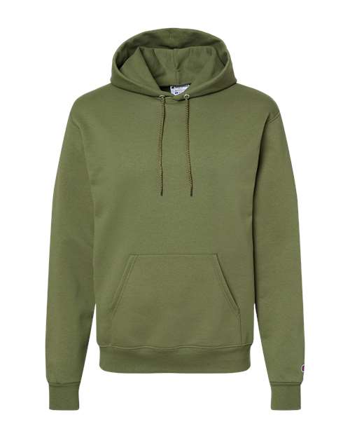 Powerblend® Hooded Sweatshirt - Front - B22884683 - Fresh Olive