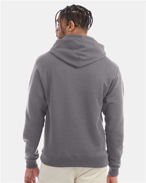 Powerblend® Hooded Sweatshirt - OnModelBack - B22884133 - Stone Grey