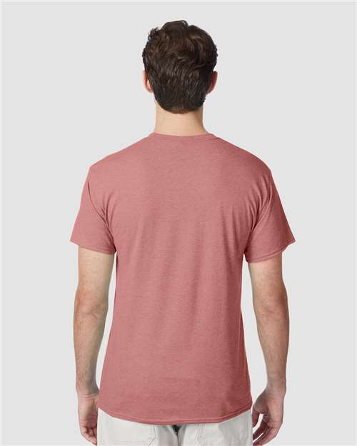 Perfect-T Triblend T-Shirt - OnModelBack - B34200273 - Mauve Heather