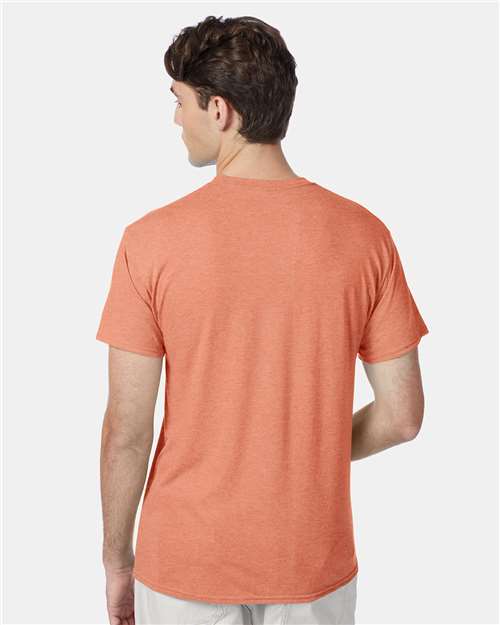 Perfect-T Triblend T-Shirt - OnModelBack - B34200333 - Cantaloupe Heather