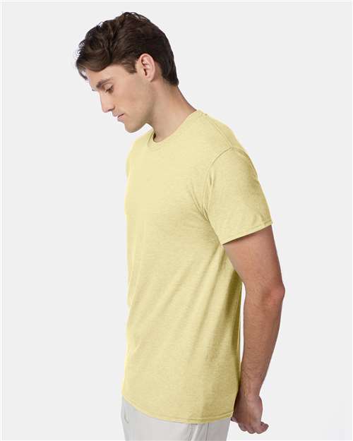 Perfect-T Triblend T-Shirt - OnModelSide - B34200403 - Lemon Meringue Heather