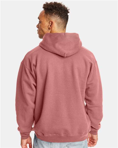 Ultimate Cotton® Hooded Sweatshirt - OnModelBack - B22200273 - Mauve