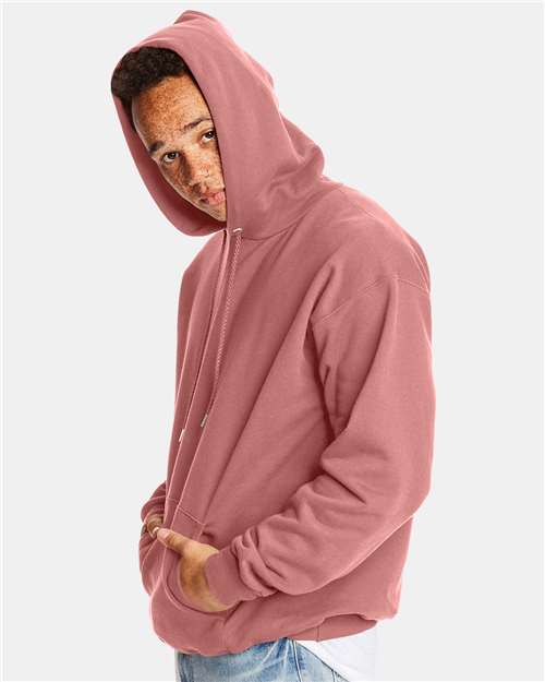 Ultimate Cotton® Hooded Sweatshirt - OnModelSide - B22200273 - Mauve
