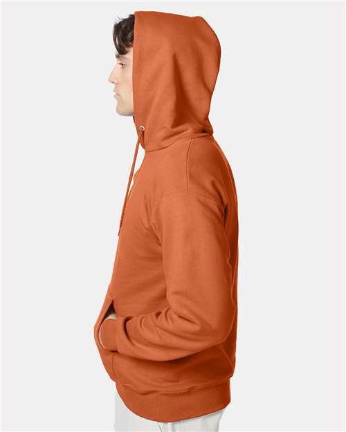 Ultimate Cotton® Hooded Sweatshirt - OnModelSide - B22200663 - Pumpkin