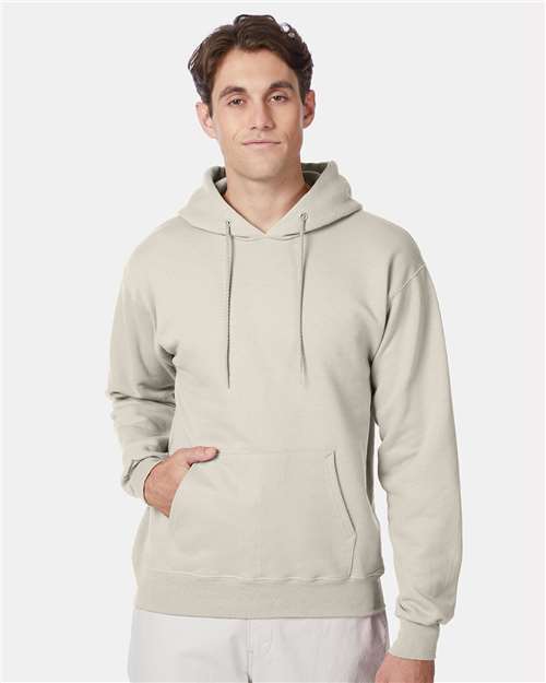 Ultimate Cotton® Hooded Sweatshirt - OnModelFront - B22200243 - Natural