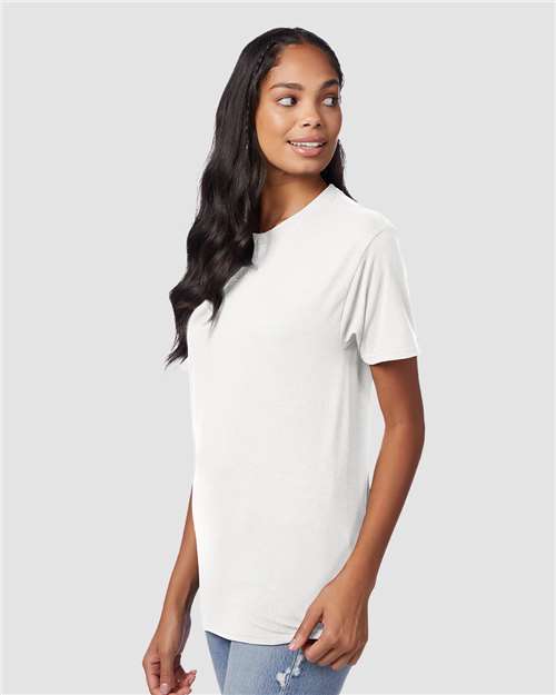 Perfect-T Triblend T-Shirt - OnModelSide - B34200013 - Eco White
