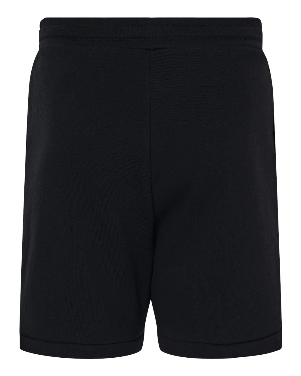 Unisex Sponge Fleece Shorts - Back - B65806502 - Black