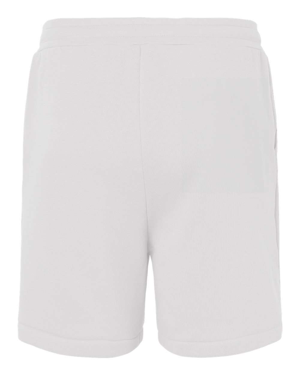 Unisex Sponge Fleece Shorts - Back - B65806002 - White