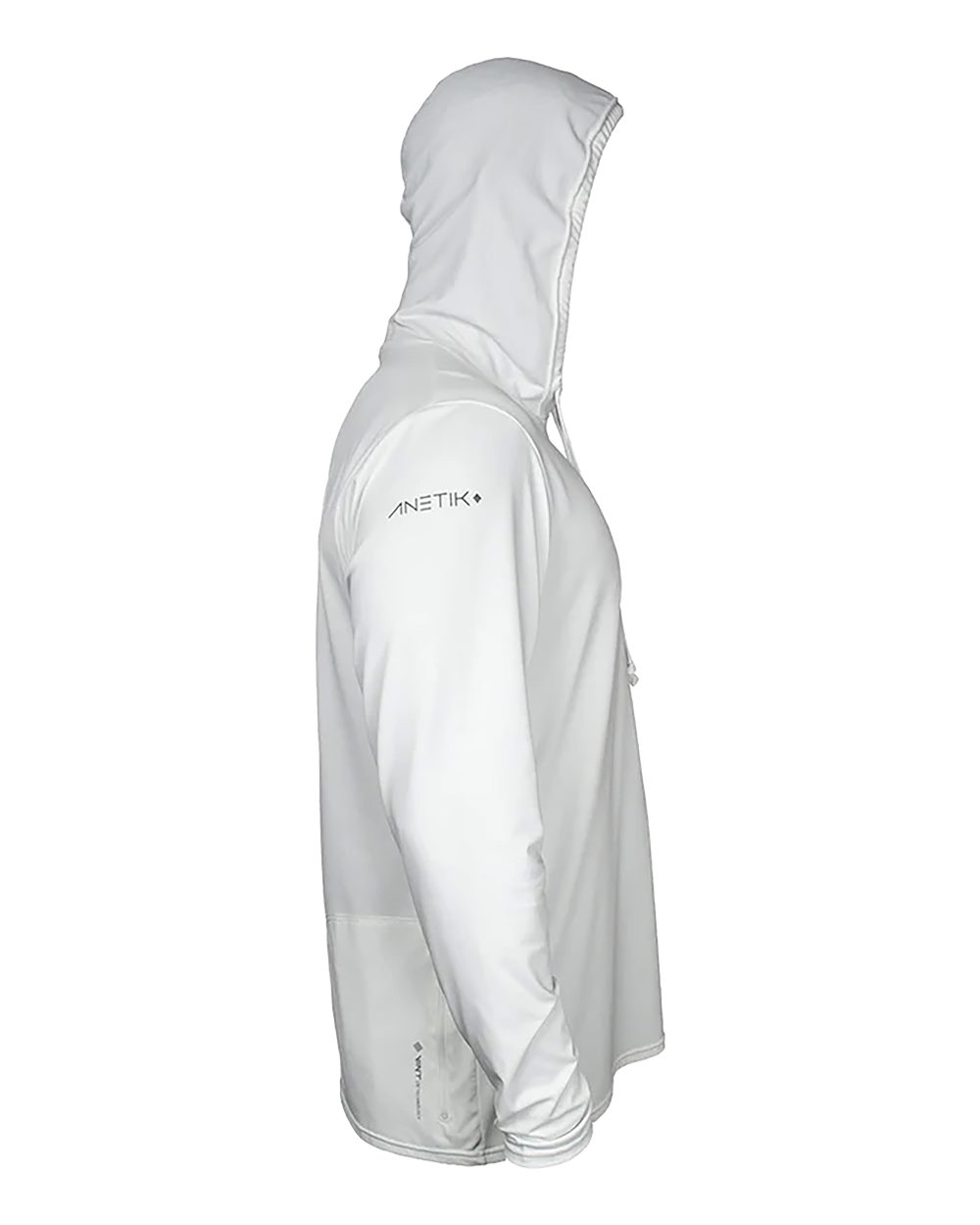 Men's Low Pro Tech Hooded Long Sleeve T-Shirt - DirectSide - B00233002 - White Heathered