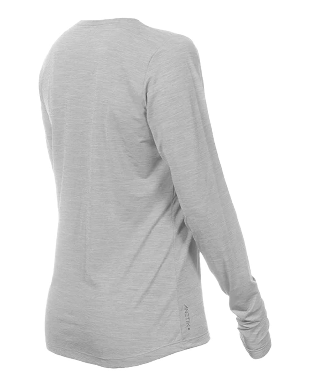 Women's Breeze Tech Long Sleeve T-Shirt - DirectSide - B00533092 - Alloy Heathered