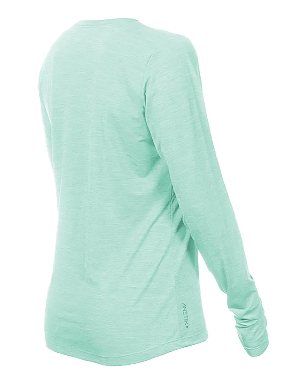 Women's Breeze Tech Long Sleeve T-Shirt - DirectSide - B00533172 - Seafoam Heathered
