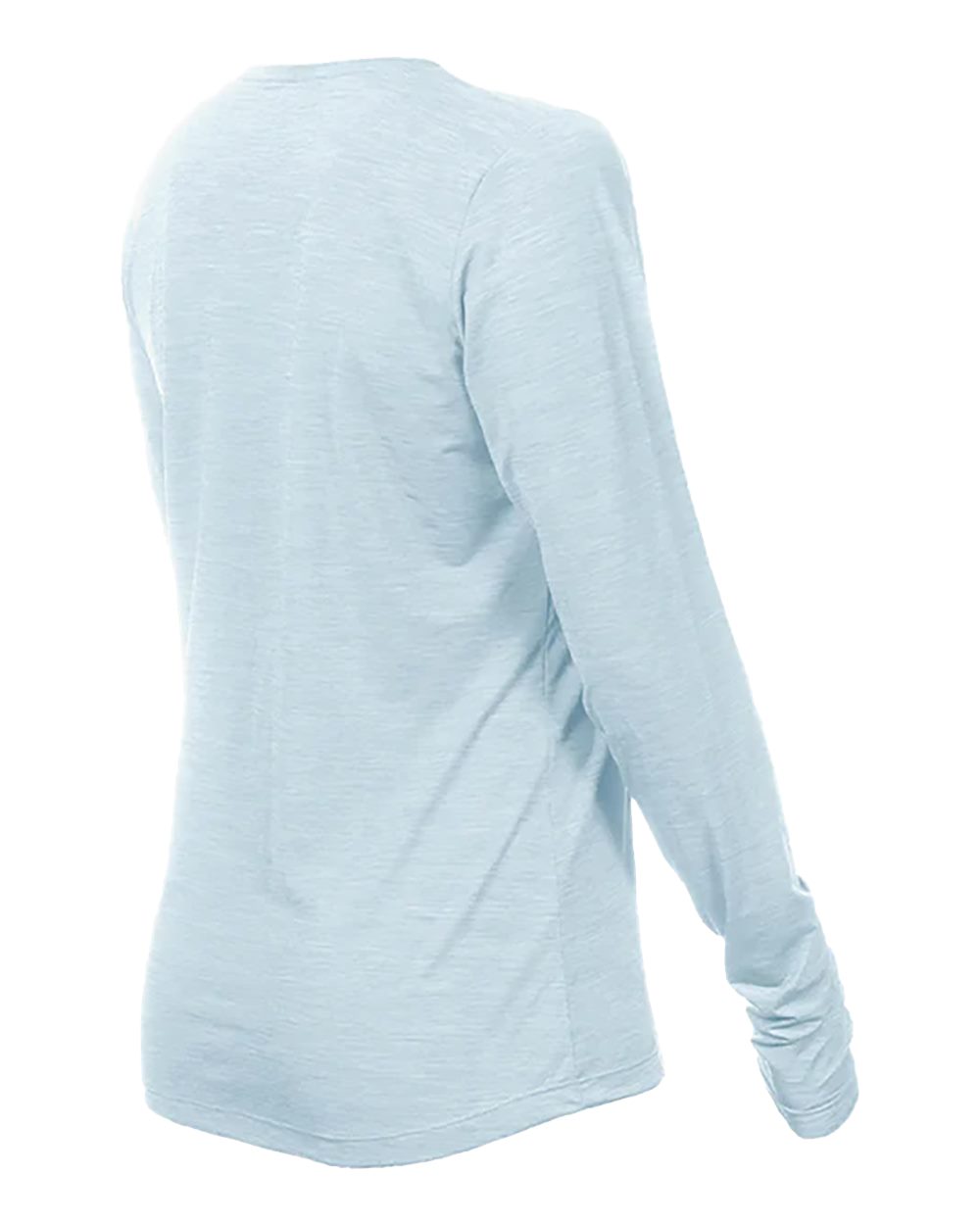 Women's Breeze Tech Long Sleeve T-Shirt - DirectSide - B00533252 - Sky Heathered