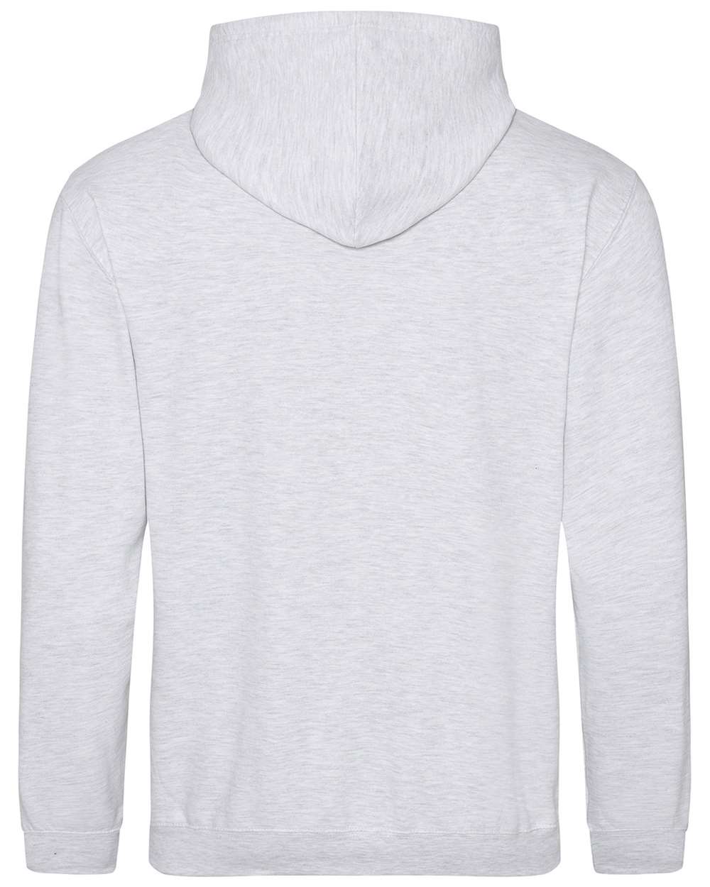 Unisex College Hooded Sweatshirt - Back - B10001023 - Ash