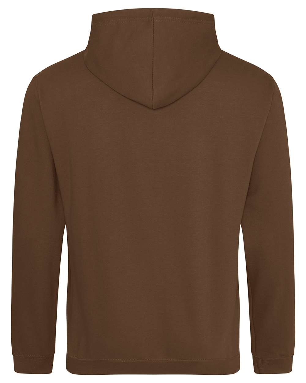Unisex College Hooded Sweatshirt - Back - B10001043 - Caramel Toffee