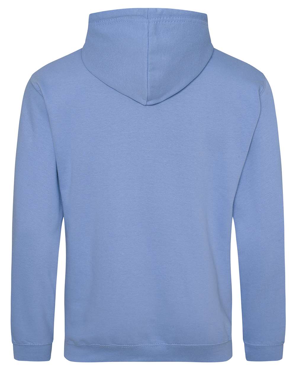 Unisex College Hooded Sweatshirt - Back - B10001053 - Cornflower Blue
