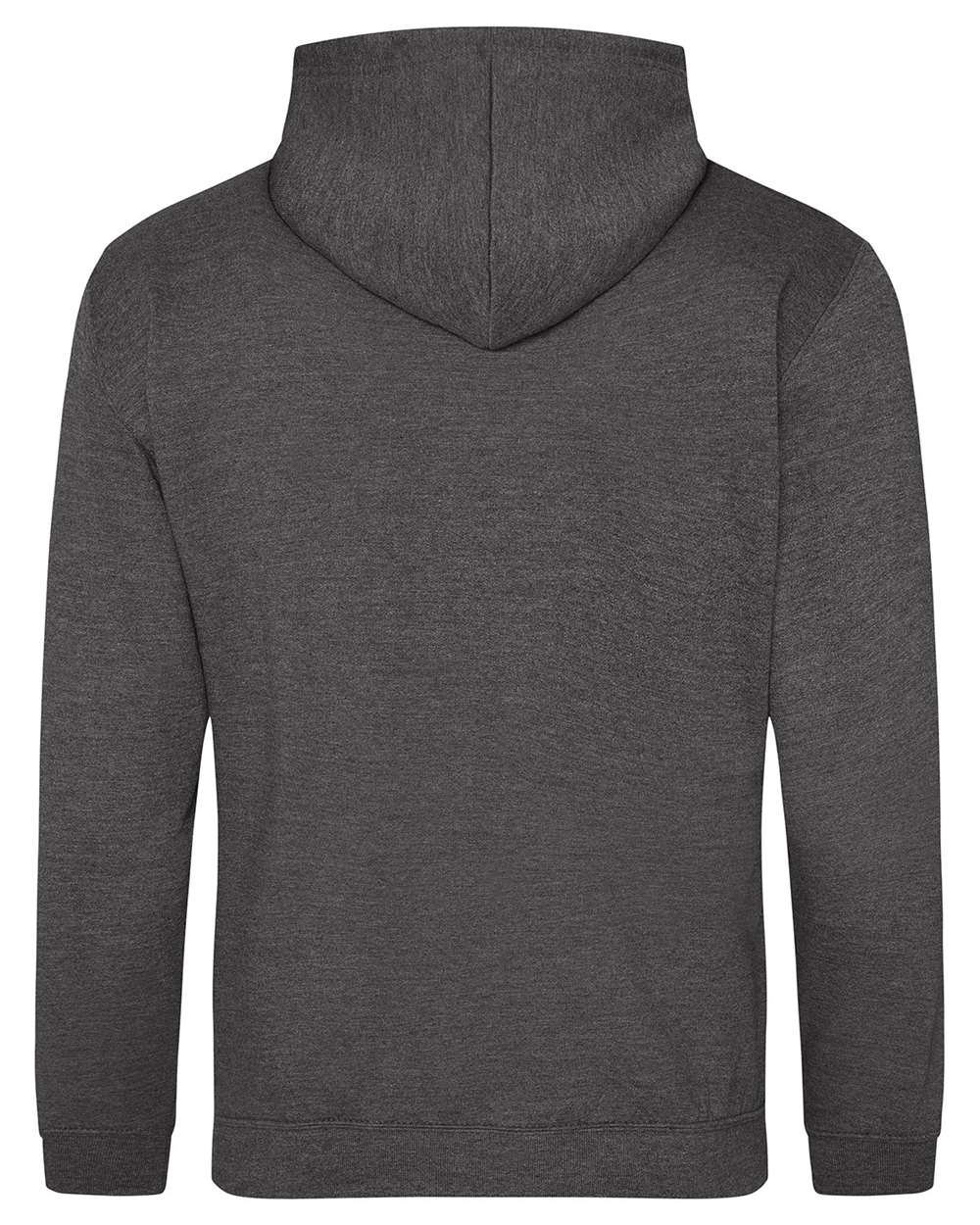 Unisex College Hooded Sweatshirt - Back - B10001093 - Charcoal