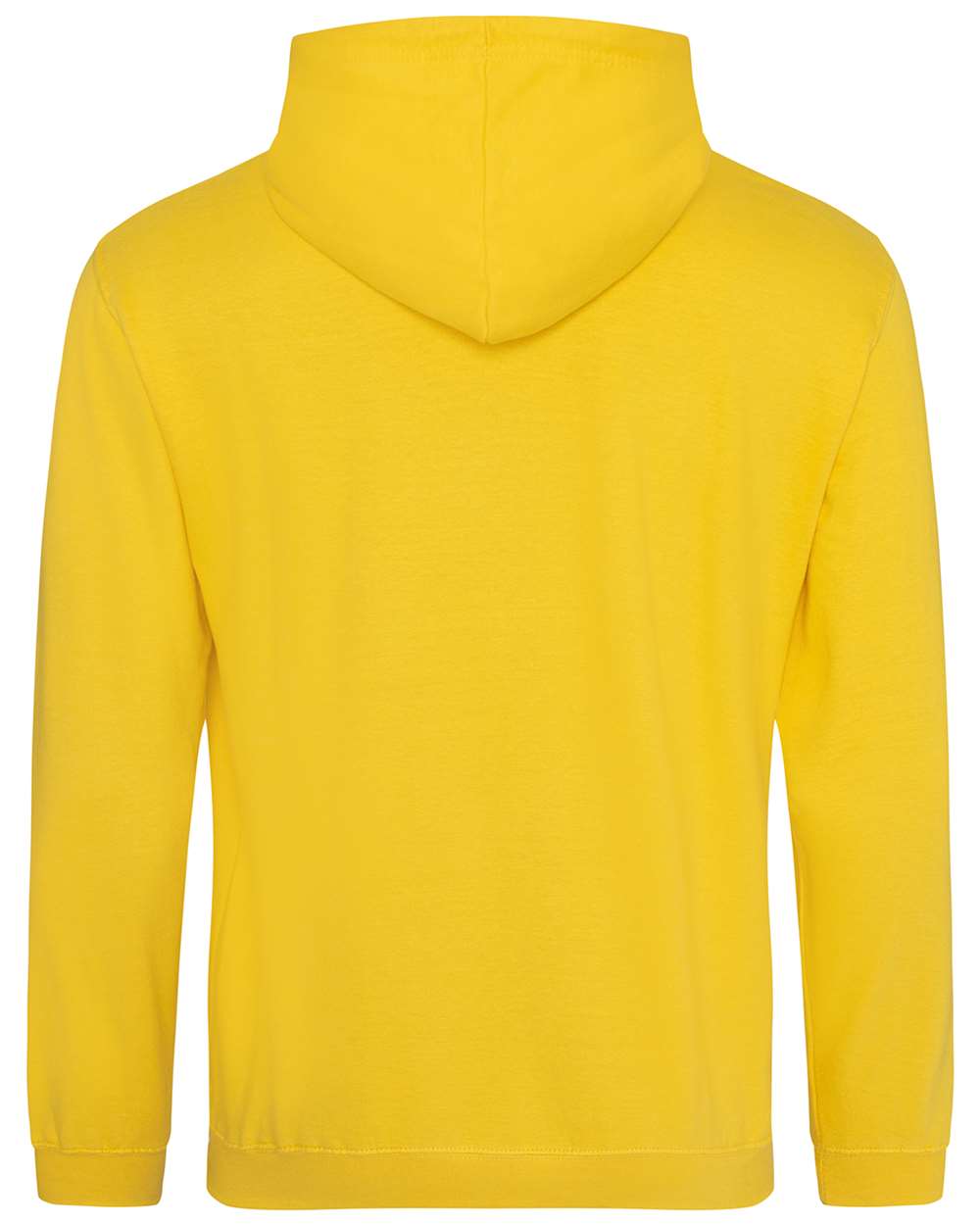 Unisex College Hooded Sweatshirt - Back - B10001133 - Gold